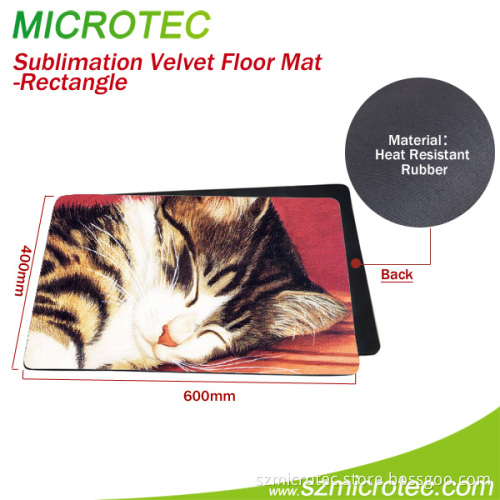 Velvet Floor Mat